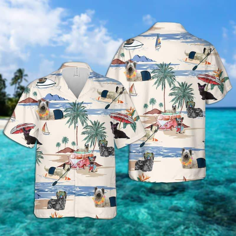 Felacia Skye Terrier Summer Beach Hawaii Shirt Ha80140