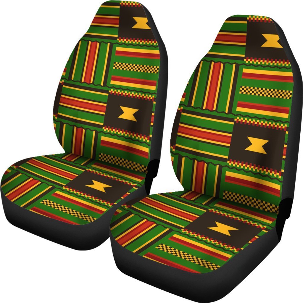 Greek Life Car Seat Covers – Ghanaian Pattern Kente