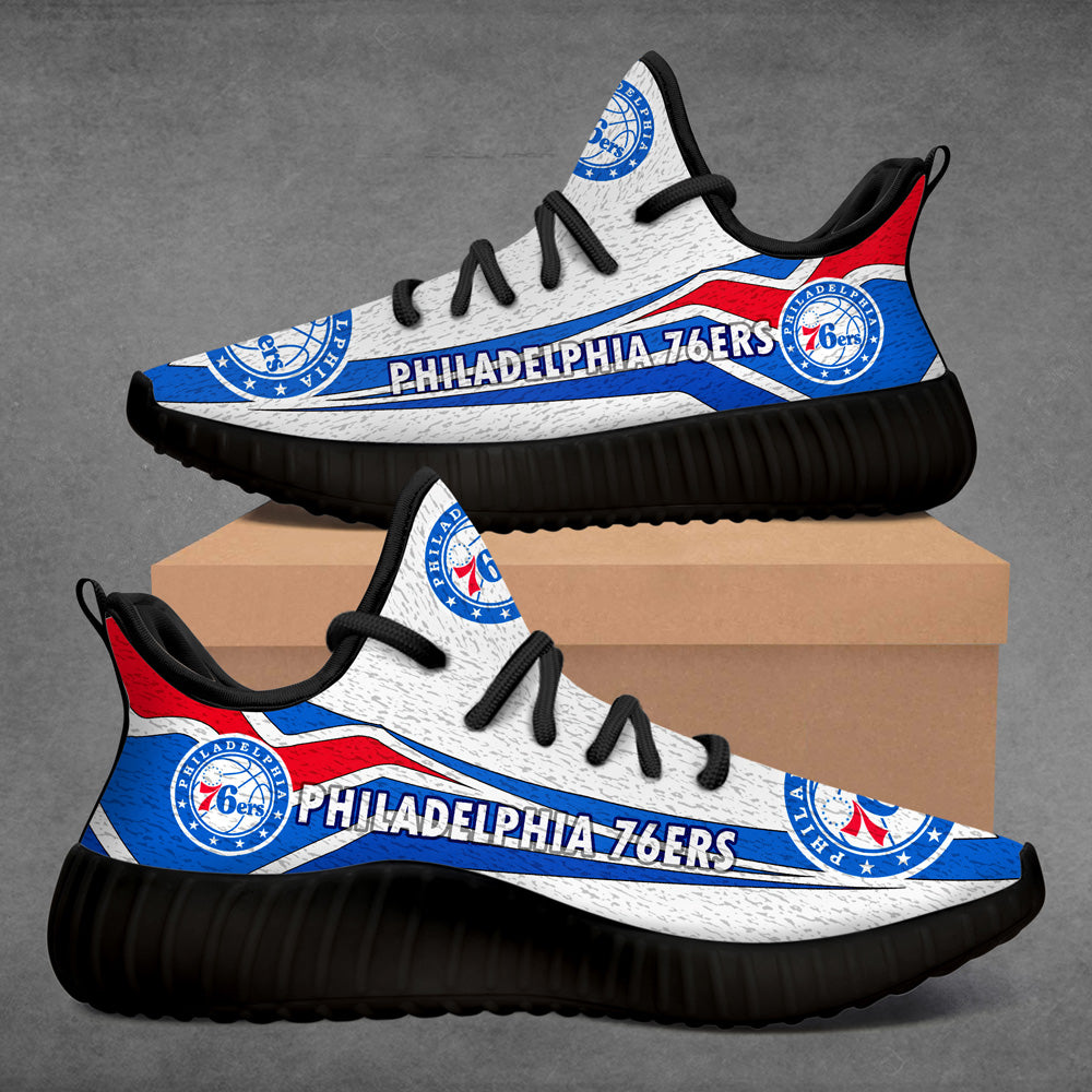 Philadelphia 76Ers Casual Sports Running Walking Sneaker Shoes