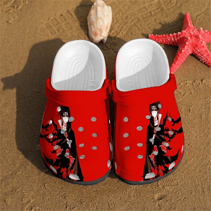 Uchiha Itachi Anime  Rubber Crocs Crocband Clogs, Comfy Footwear