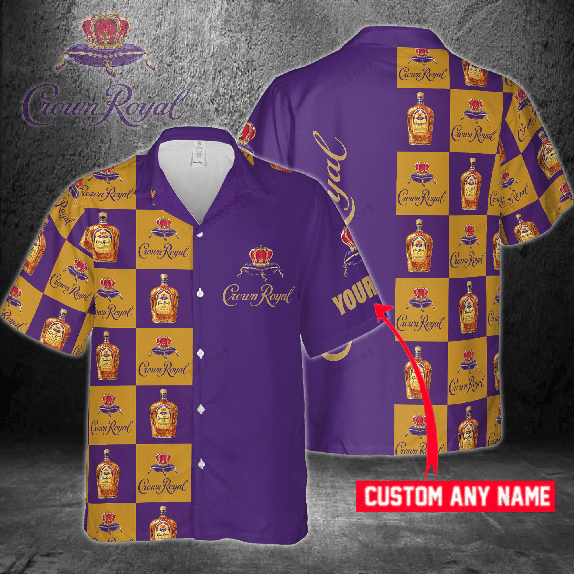 Crown Royal Custom Name Hawaiian Shirt 3Hs-G9E4