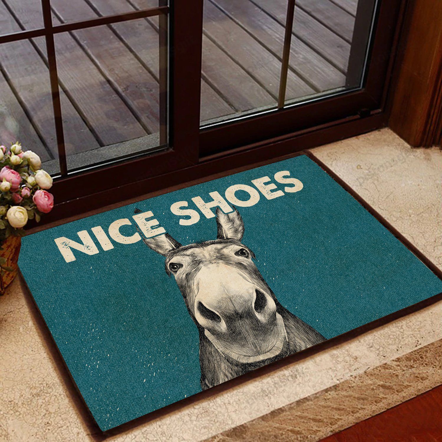 Nice Shoes Pattern All Over Printing Doormat