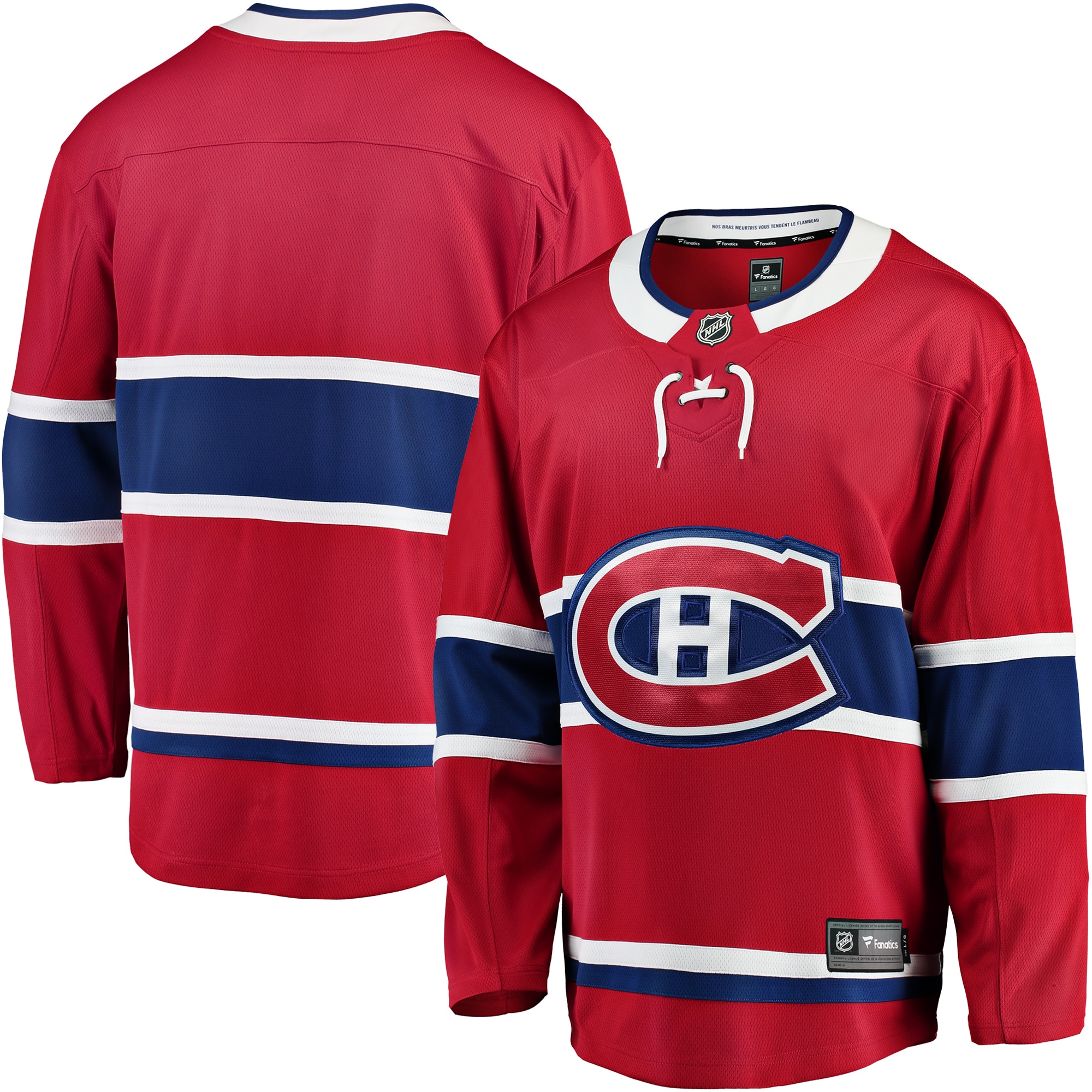 Men's Montreal Canadiens Red Breakaway Home Jersey