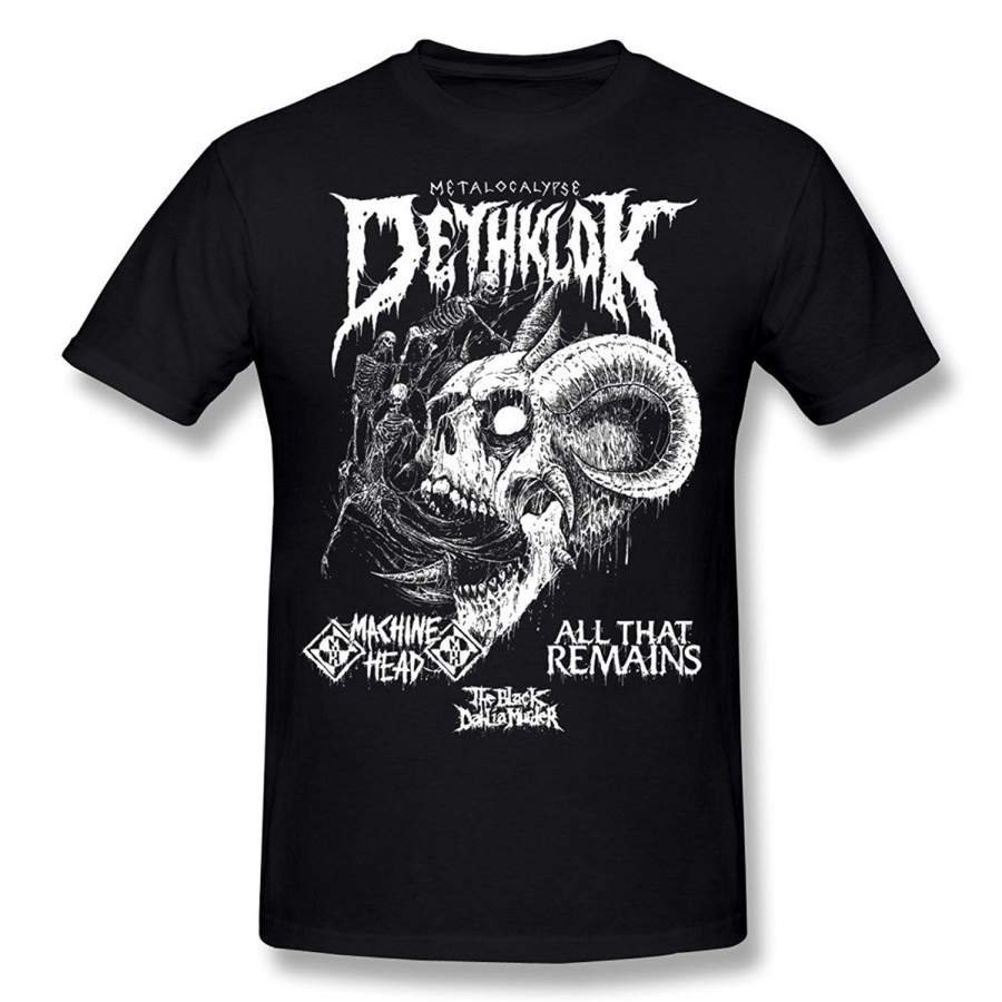 Dethklok Tour Black Summer TShirt Custom Merch Online Store