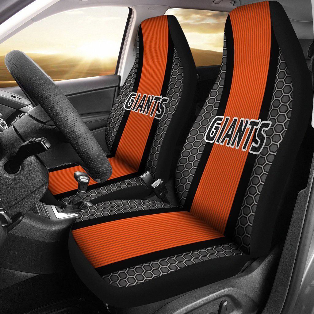 San Francisco Giants Giants Inspired Sports Stripe Auto Seat Covers SUV Seat Covers Truck Seat