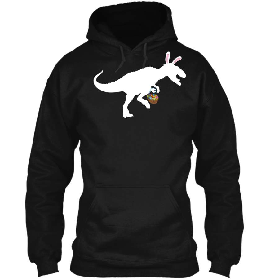 Easter Bunny Dinosaur Funny Easter T-Shirt Kids Boy Girl Egg1 Pullover Hoodie 8 oz