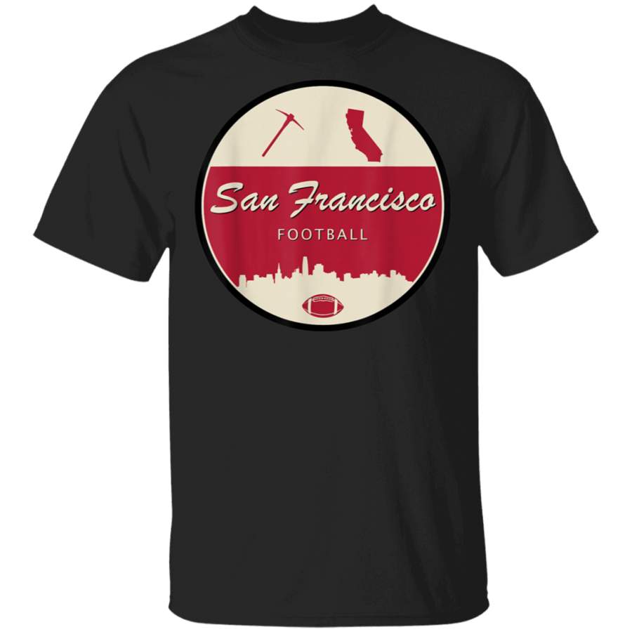 San Francisco Football  Vintage Retro TShirt