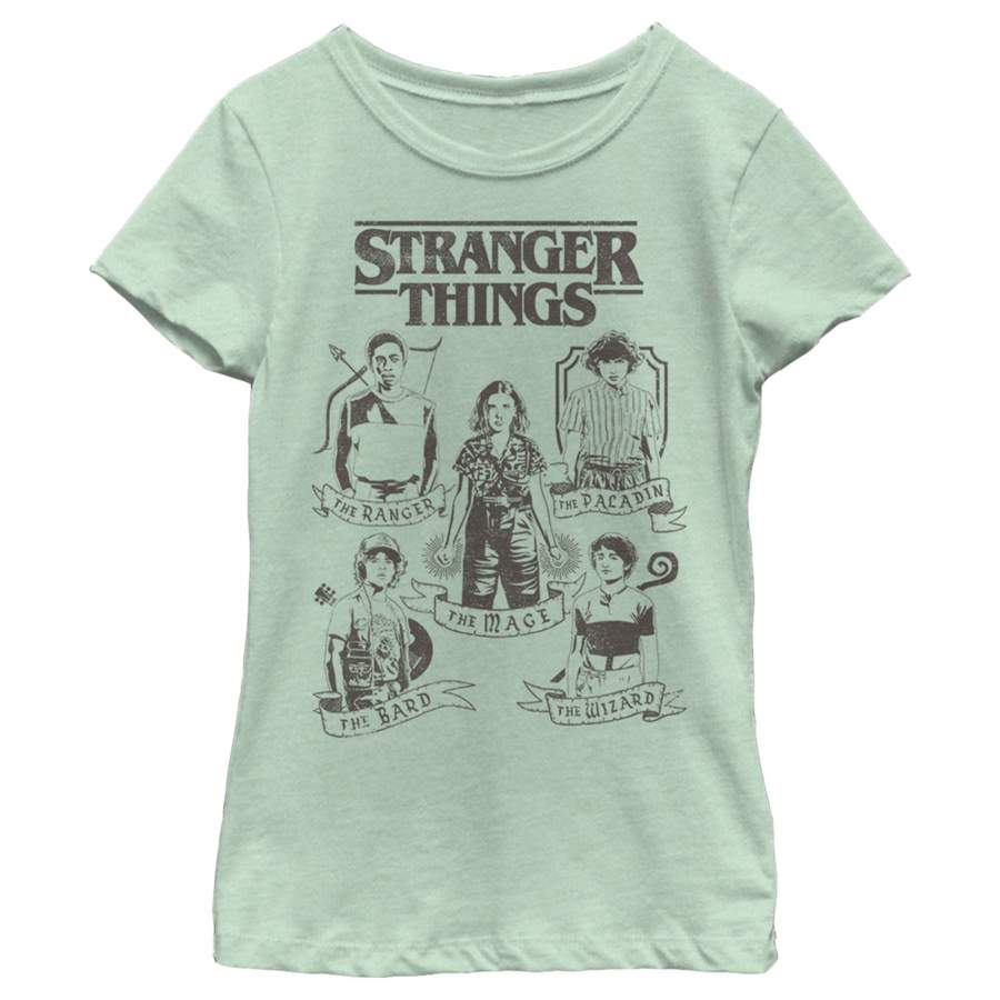 Stranger Things Girl’s Group Shot Classes  T Shirt