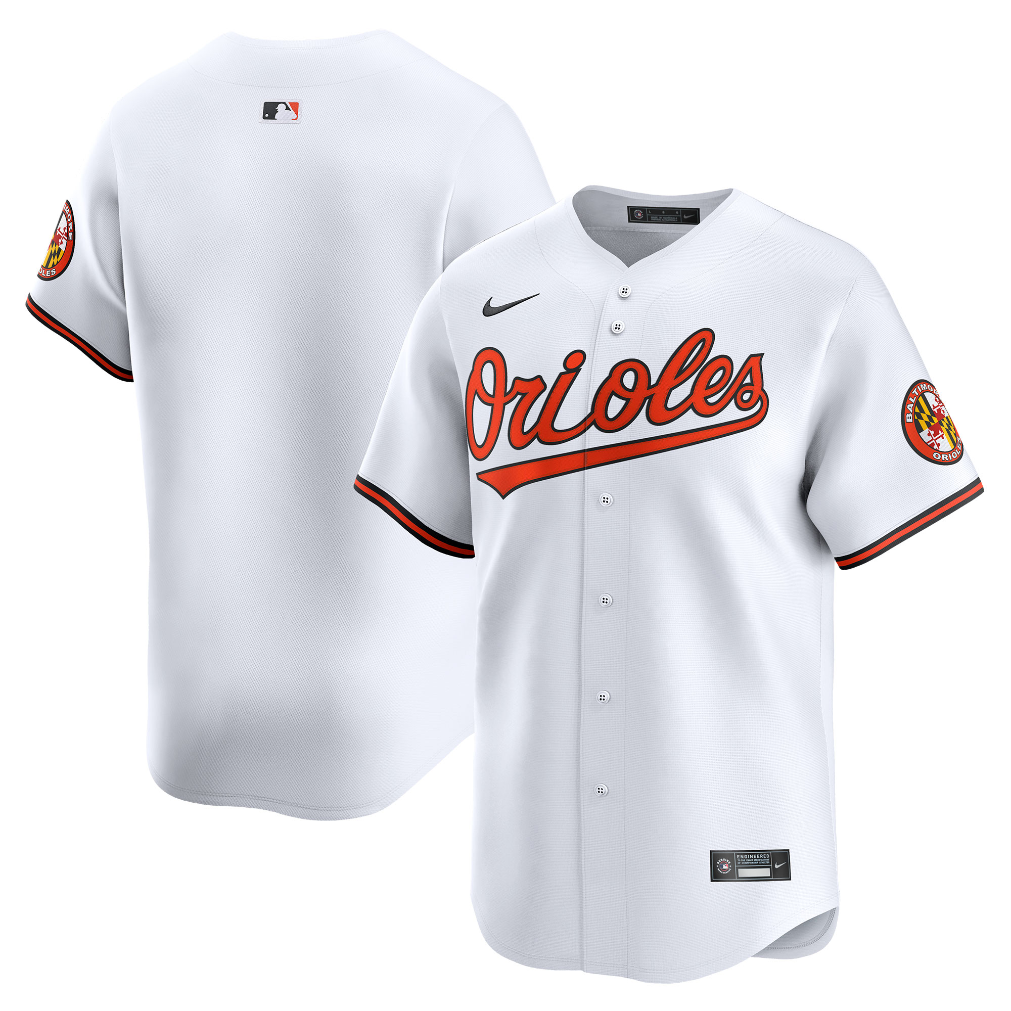 Baltimore Orioles Home Limited Jersey – White