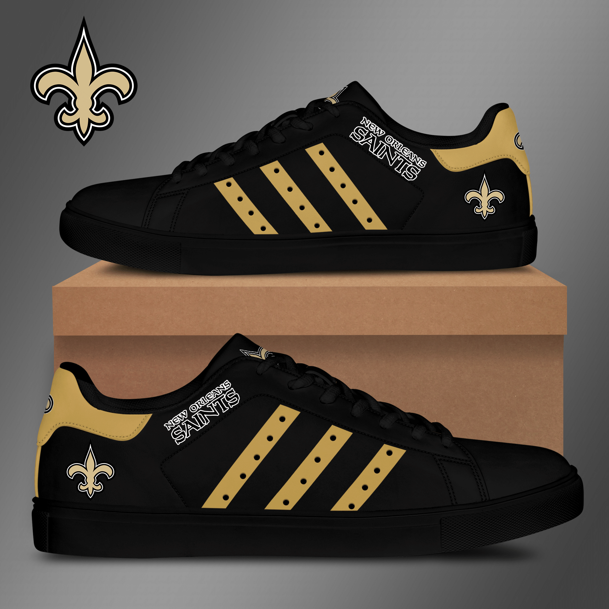 New Orleans Saints Low Top Shoes V6