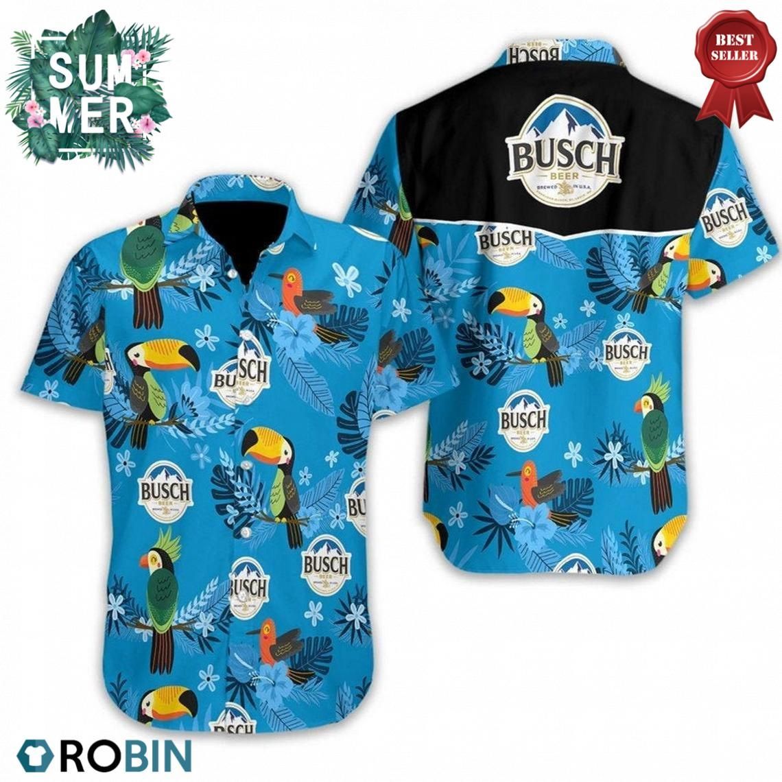 Busch Beer Aloha Hawaii Shirt Ha84221