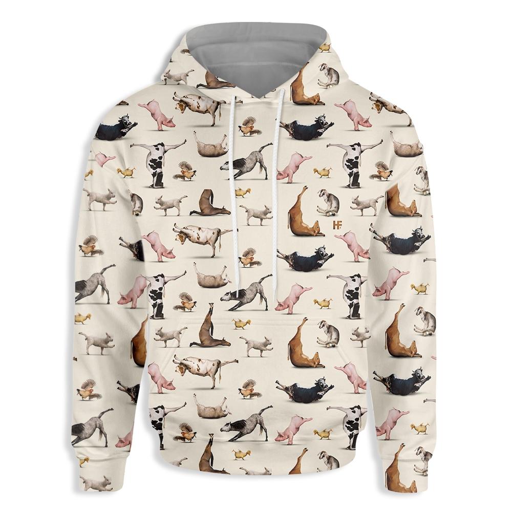 Animal Funny Ez23 2610 All Over Print Hoodie