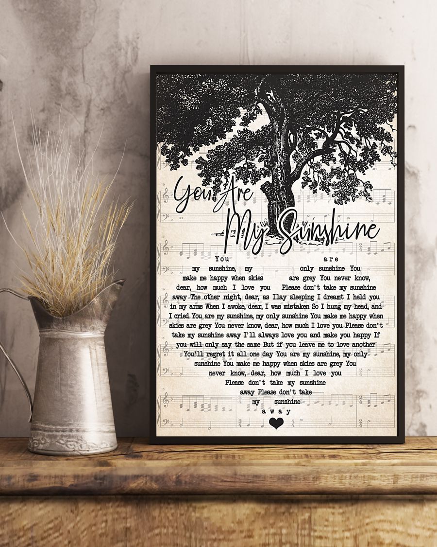 You Are My Sunshine Canvas Art And Poster Ln Valentine Gift For Her Valentine Gift For Him