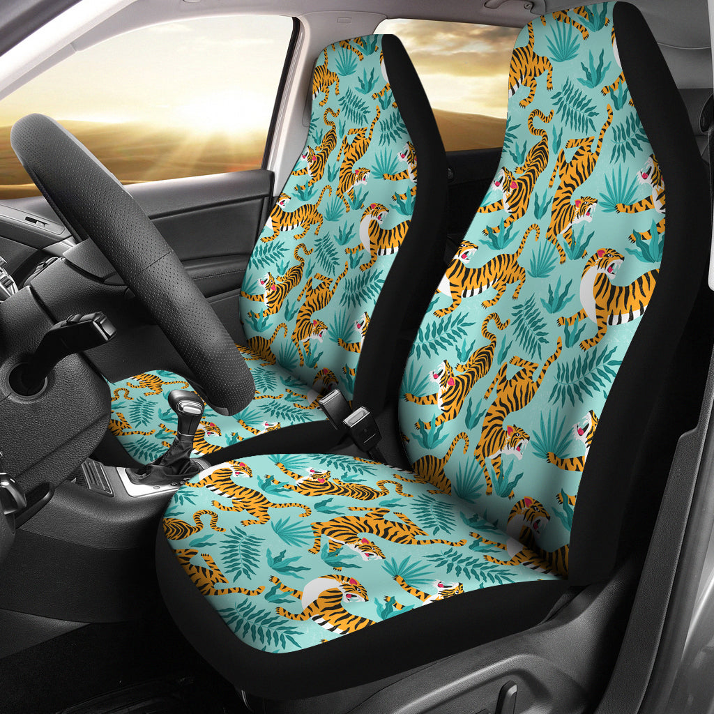 Tiger Print Design Lks304 Car Seat Covers