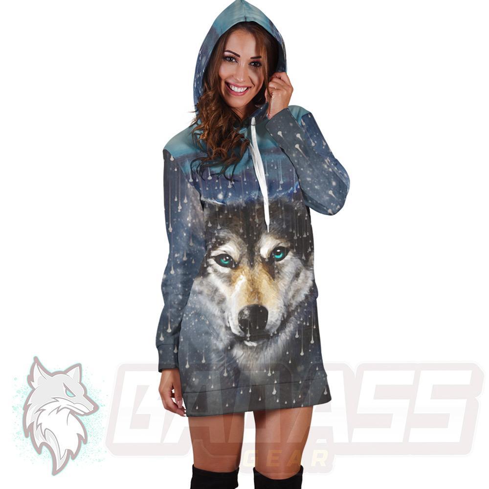 Husky and Rain HUK-0007 Hoodie Dress