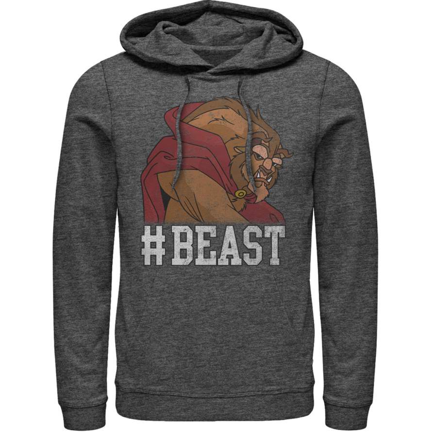 Beauty and the Beast Men’s #Beast  Lightweight Hoodie