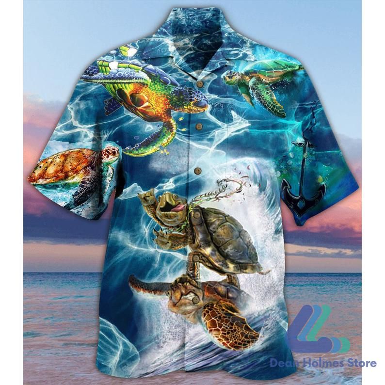 Turtle Summer Multicolor Unique Design Hawaii Shirt Ha56829