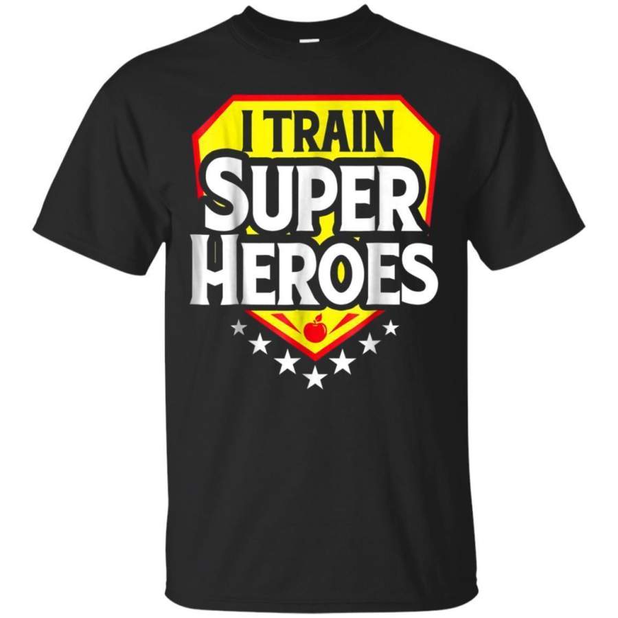 AGR I Train Super Heroes Tshirt For Teachers Jaq T-shirt