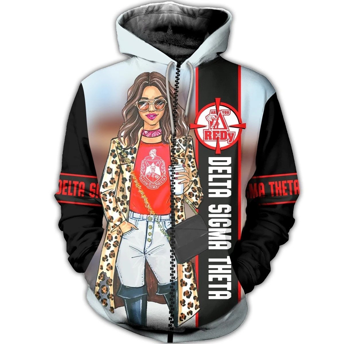 Greek Life Hoodie – The Beatiful Girl Delta Sigma Theta Zipper Hoodie