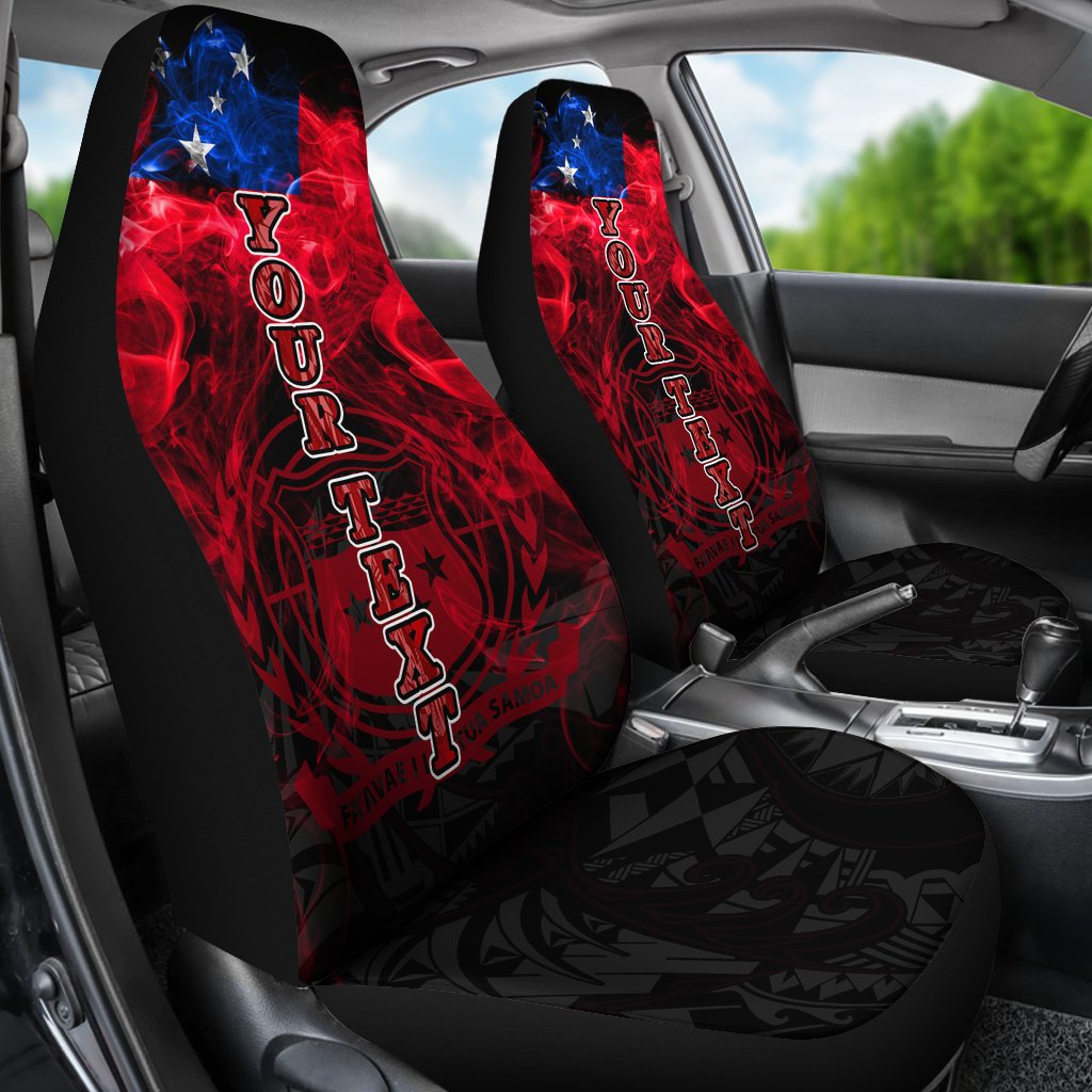 Samoa Polynesian Custom Personalised Car Seat Cover Smoking Style – BN39