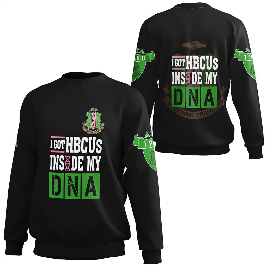 Greek Life Sweatshirt – Alpha Kappa Apha Hbcu Dna Sweatshirt