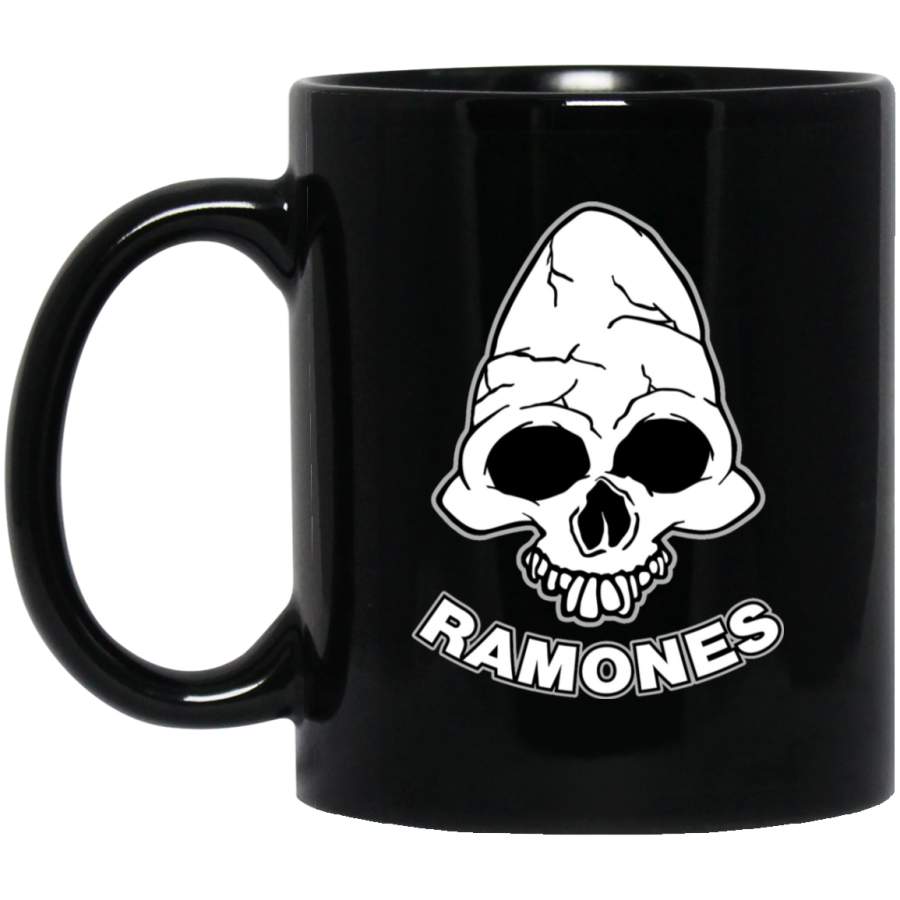 Ramones Caveira Black Mug