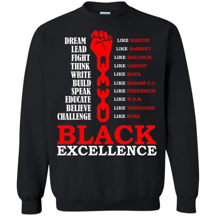 Black Excellence Black Af Proud African American T-shirt