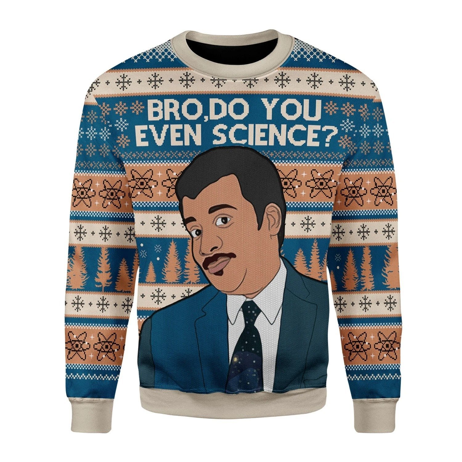 Bro Do You Even Science Ugly Christmas Sweater | Unisex | Adult | Us3722