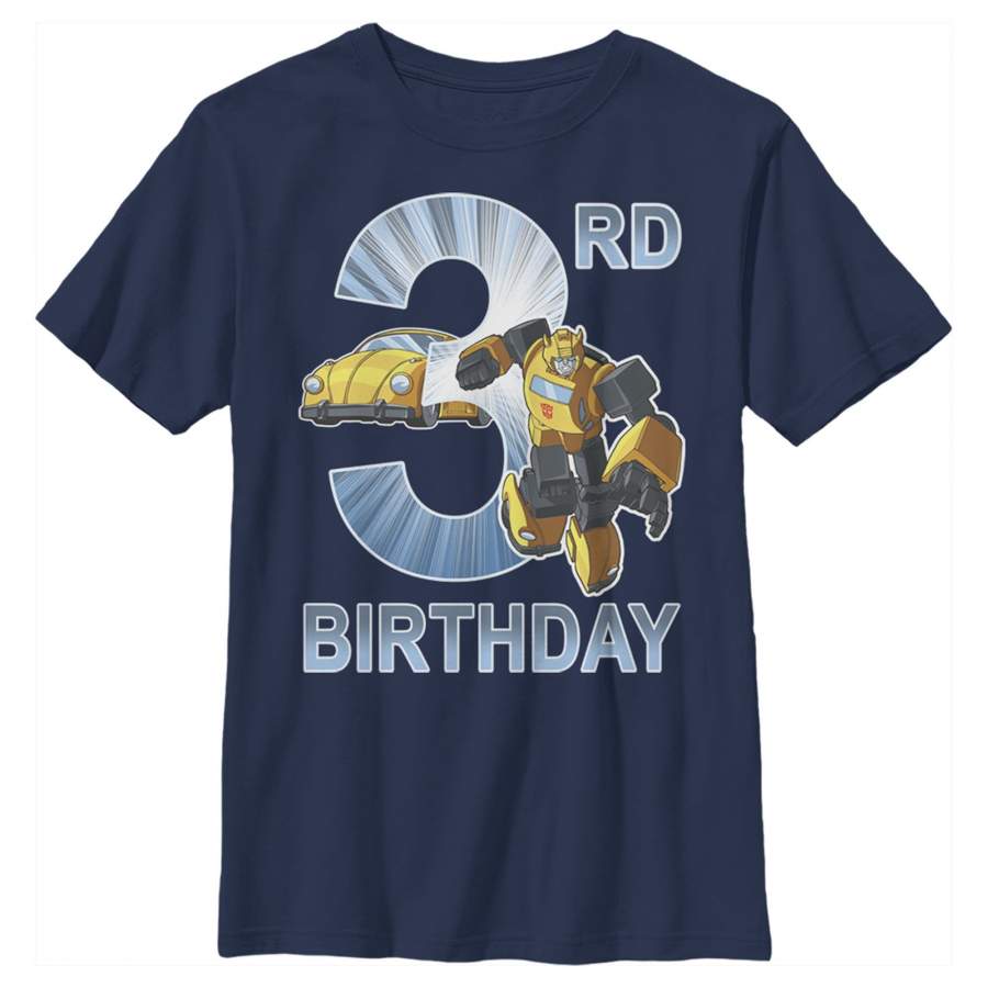 Transformers Boy’s Bumblebee 3rd Birthday  T-Shirt