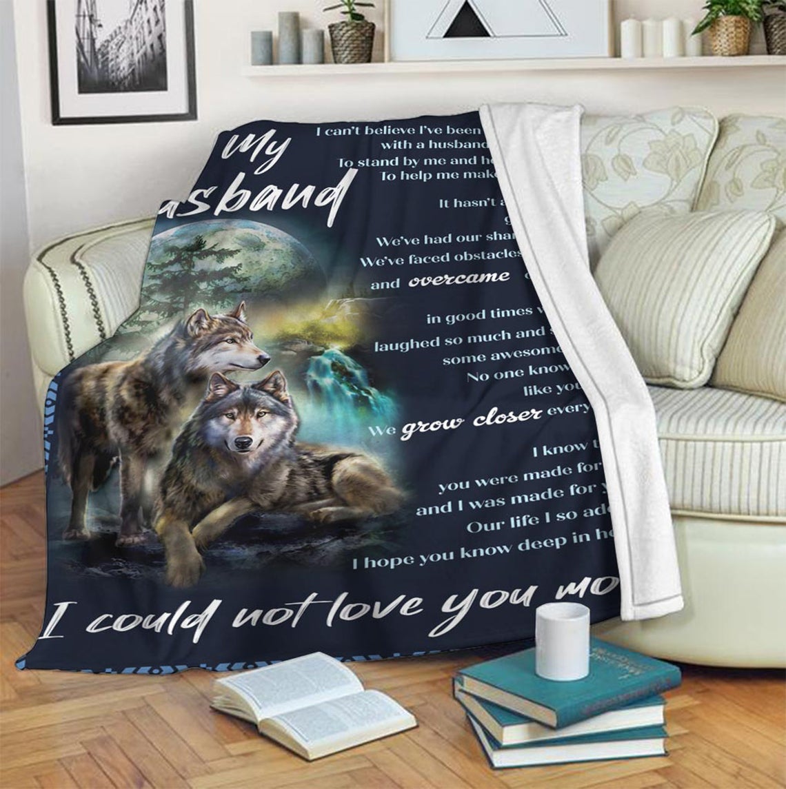 To My Husband We Grow Closer Everyday Fleece Blanket Gift For Family,Birthday,Couple,Husband Gift Home Decor Bedding Couch Sofa Soft And Comfy