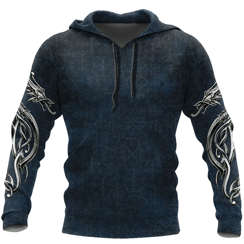 Viking Dragon Tattoo Navy Blue Cool …