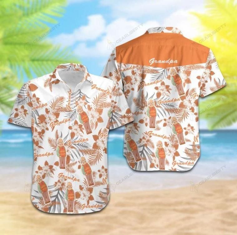 Grandpa Aloha Hawaii Shirt Colorful Short Sleeve Summer Beach Casual For Men And Women Ha65137