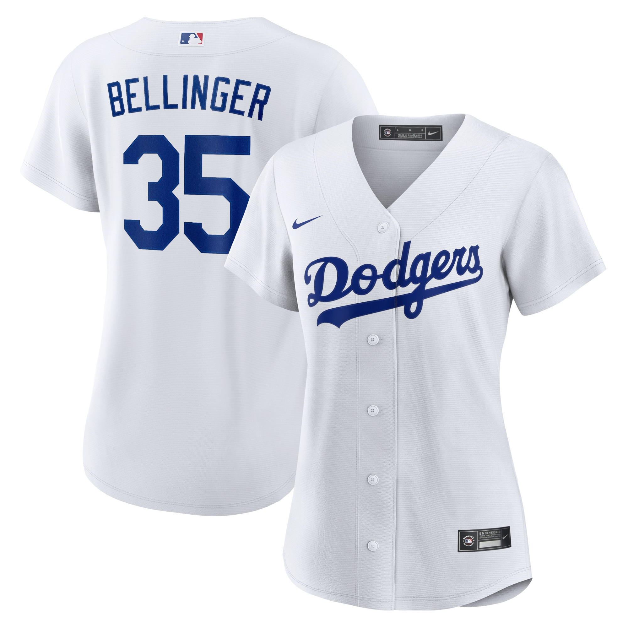 Cody Bellinger Los Angeles Dodgers Womens Home Replica Player Jersey – White MLB