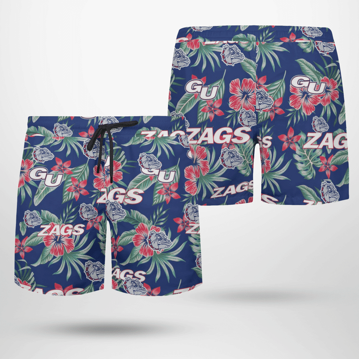 Gonzaga Bulldogs Logo Hawaii Shorts Summer Men Ha86124