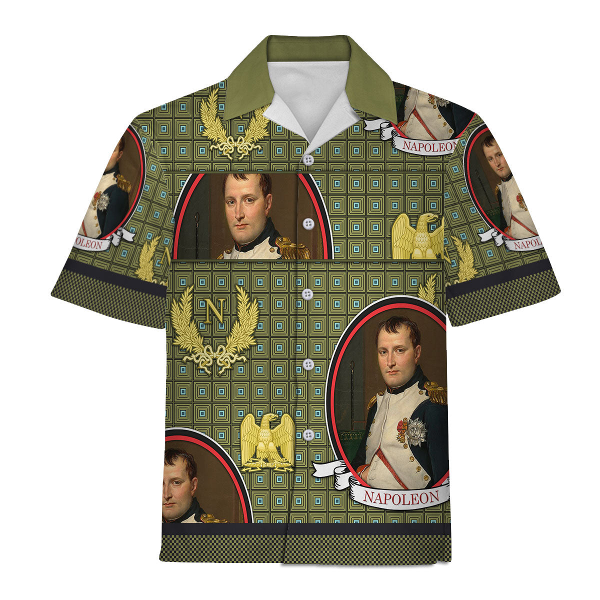 Napoleon Historical Hawaiian Shirt 3D Shirt For Unisex