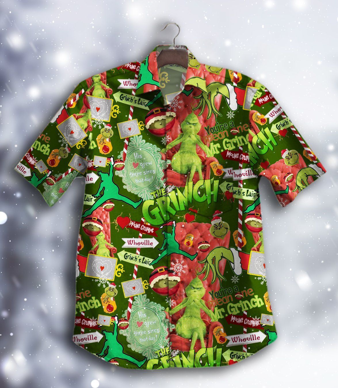 Hot Grinch Mngt Vintage Hawaii Ha31786