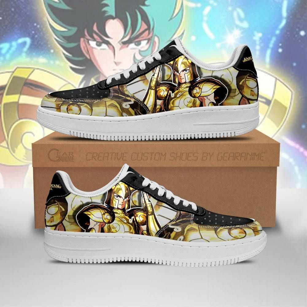 Capricorn Shura Uniform Saint Seiya Air Force Shoes Sneakers Custom Anime