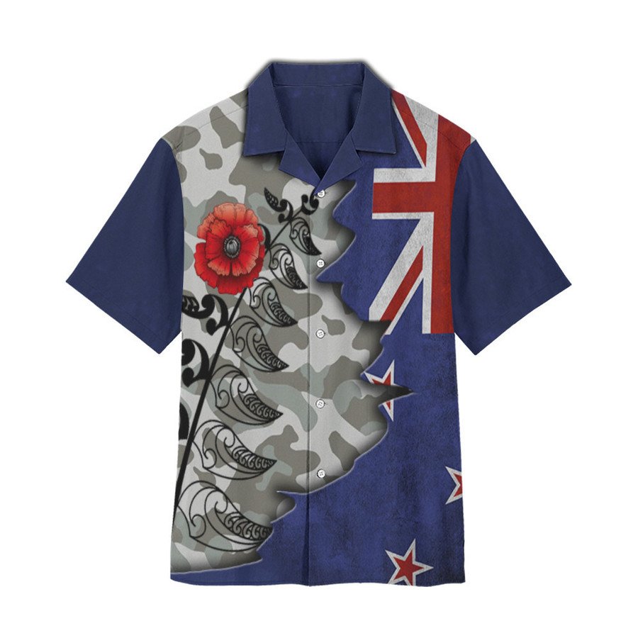 Anzac Day Australian Flag Camo Aloha Hawaii Shirts For Men And Women Ha33602