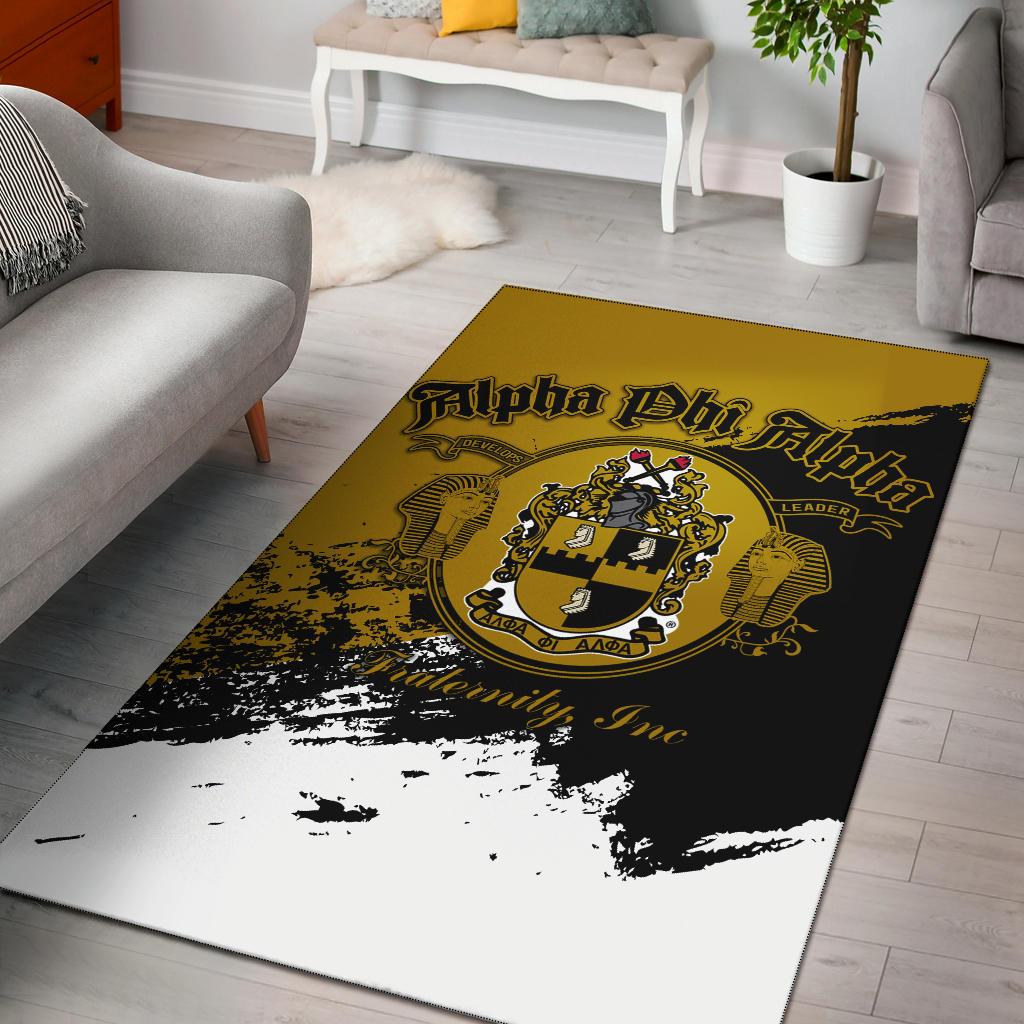 Alpha Phi Alpha Area Rug Paint Style A31