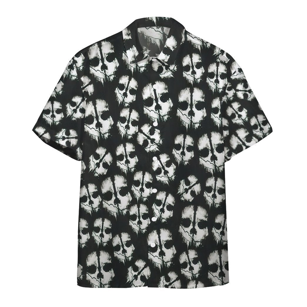 Gearhumans Call Of Duty Skulls Custom Hawaiian Shirt Ha4019