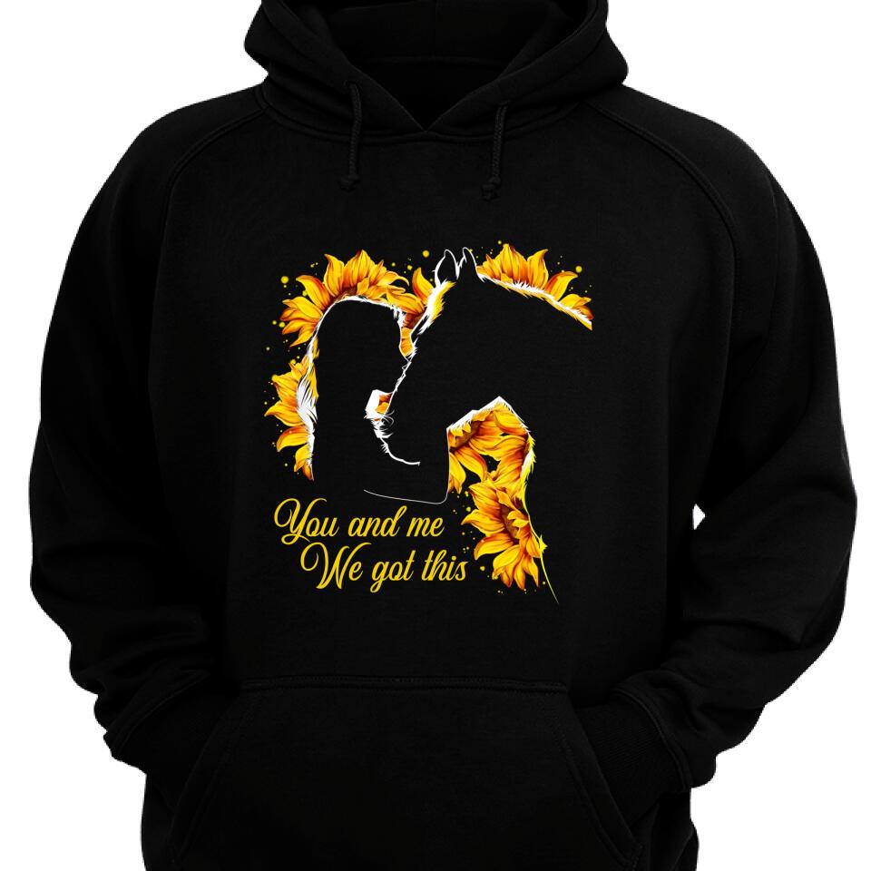 You And Me We Git This Girl Horse Lovers Hoodie – Trending Personalized