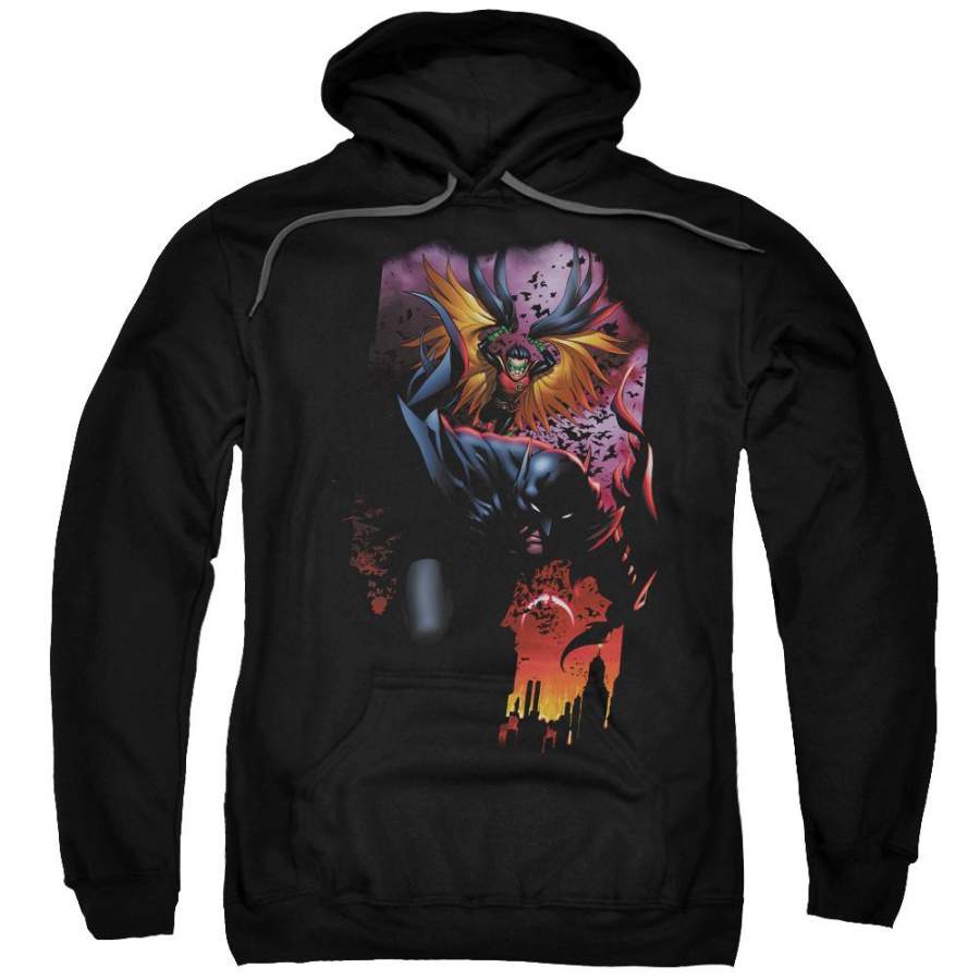 Batman – Batman &Amp; Robin #1 Adult Pull Over Hoodie