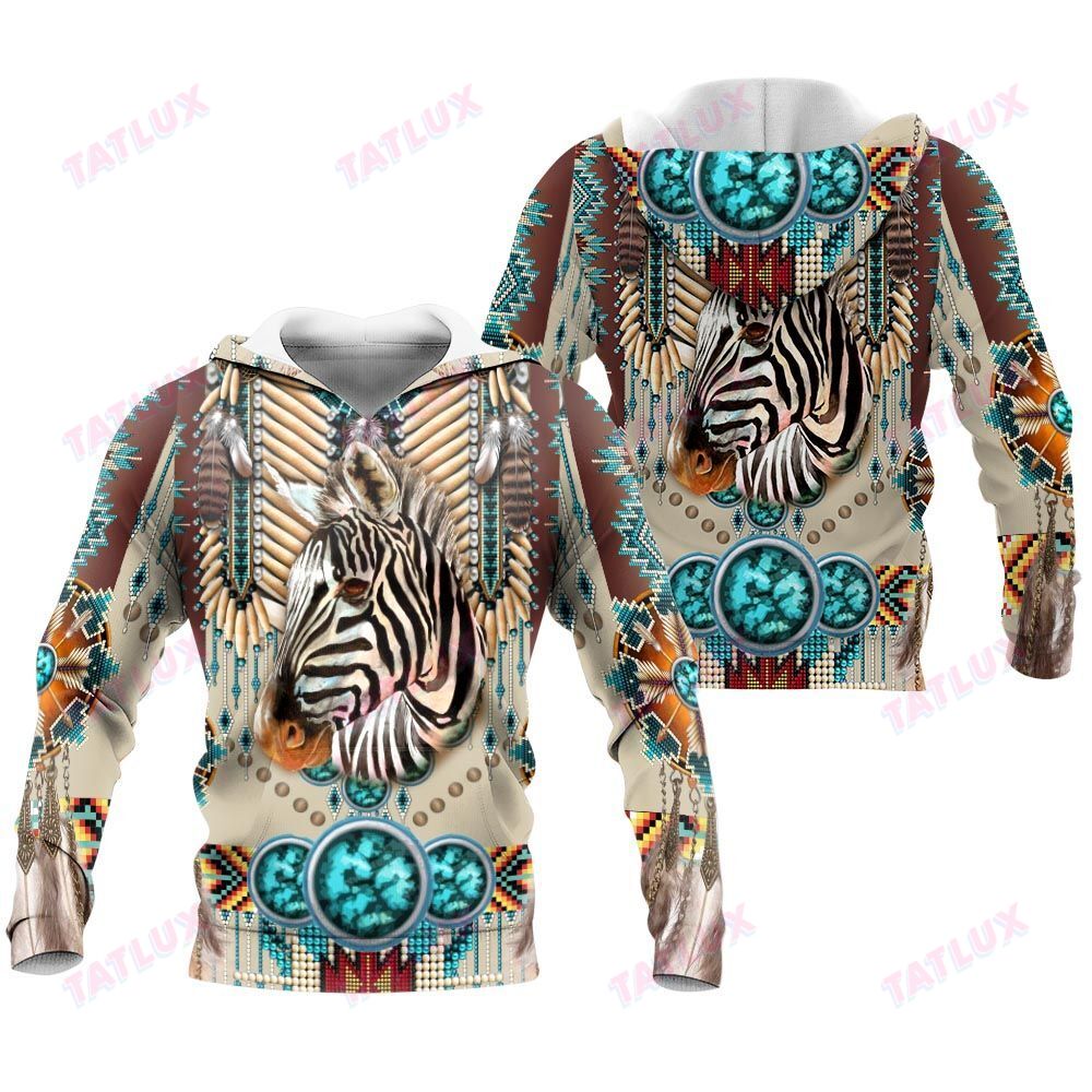 Native Wild Animal Zebra 3D All Over Printed Shirt, Sweatshirt, Hoodie, Bomber Jacket Size S – 5Xl