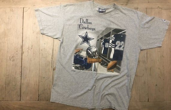 1995 Vintage Dallas Cowboys T Shirt w Emmit Smith and Michael Irving Jerseys Nutmeg Vintage 90s