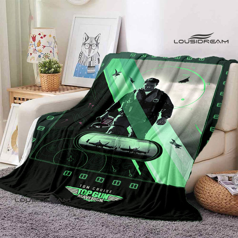 Classic Movie Top Gun Blanket Children’s warm and beautiful blanket soft and comfortable blanket birthday gift alx