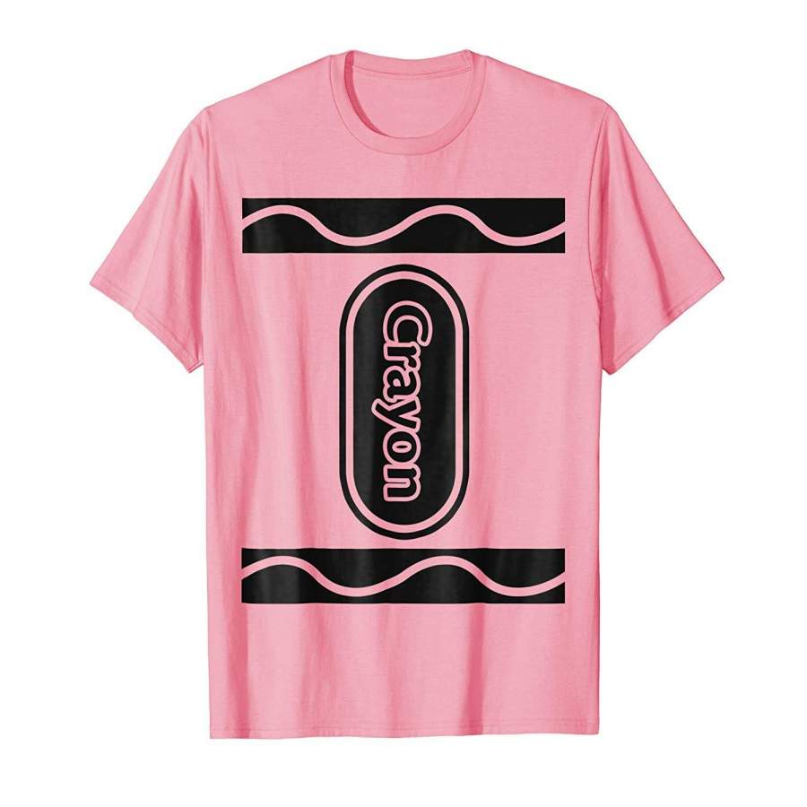 Pink Crayon Box Group Costume Halloween T-Shirt