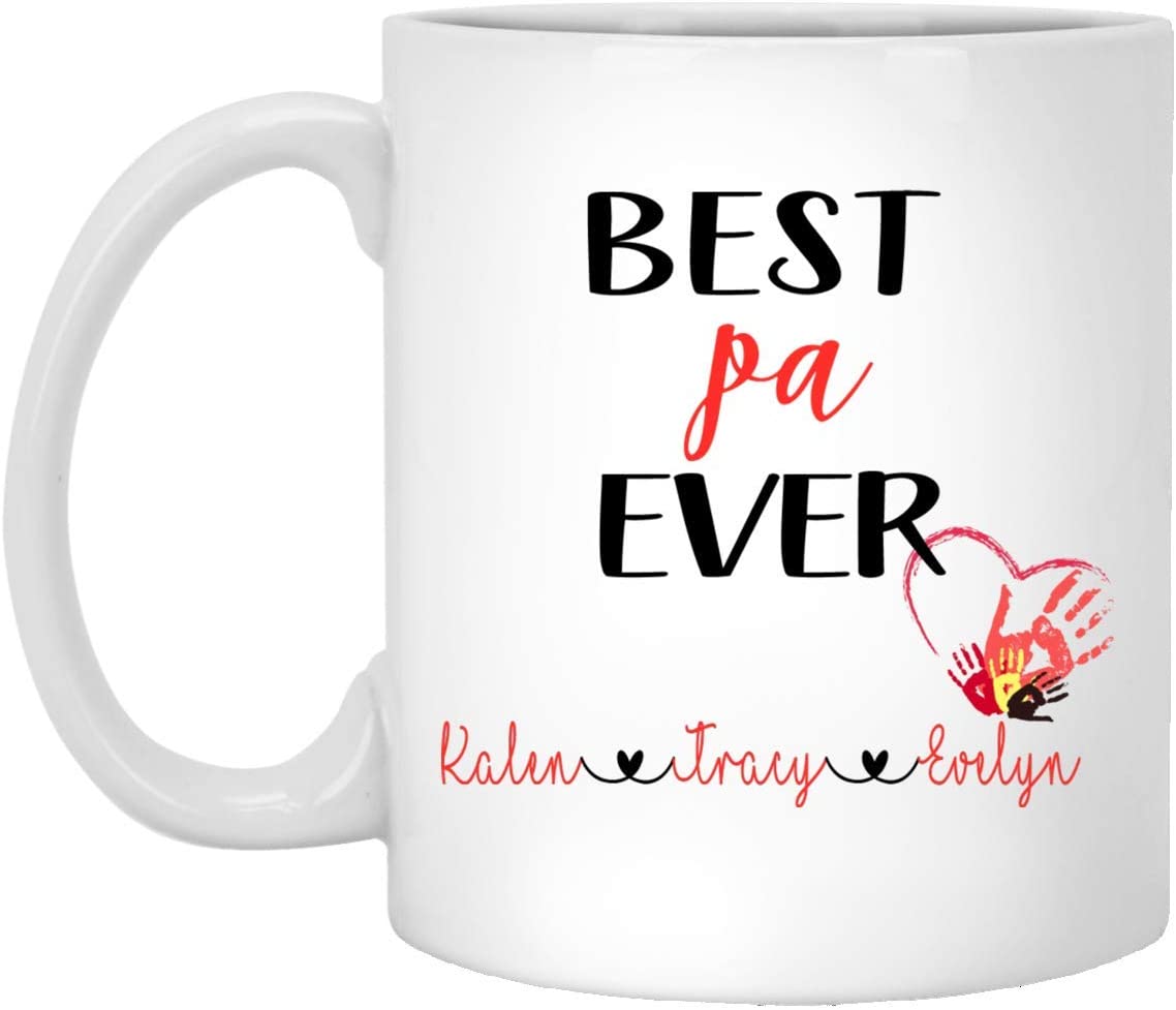 Best Pa Ever Coffee Mug – Personalized Mug – Father’S Day Gift – Gift For Pa – Fathers Day Mug – Pa Coffee Cup – Pa Coffee Mug 15Oz