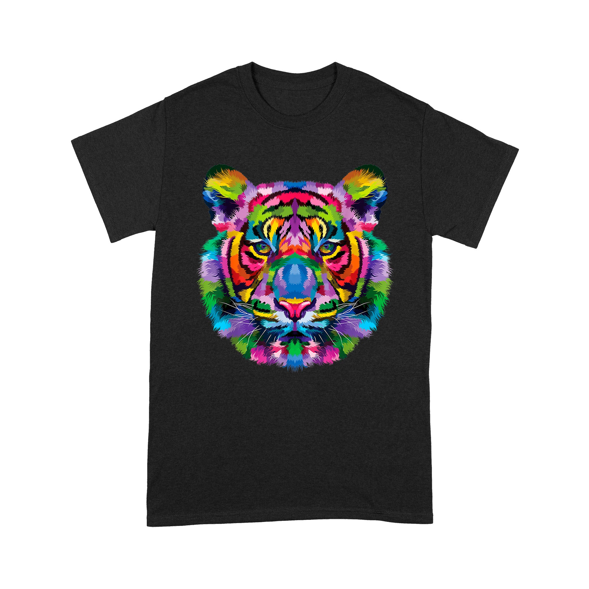 Tiger Shirt Colorful Tiger’S Head – Standard T-Shirt