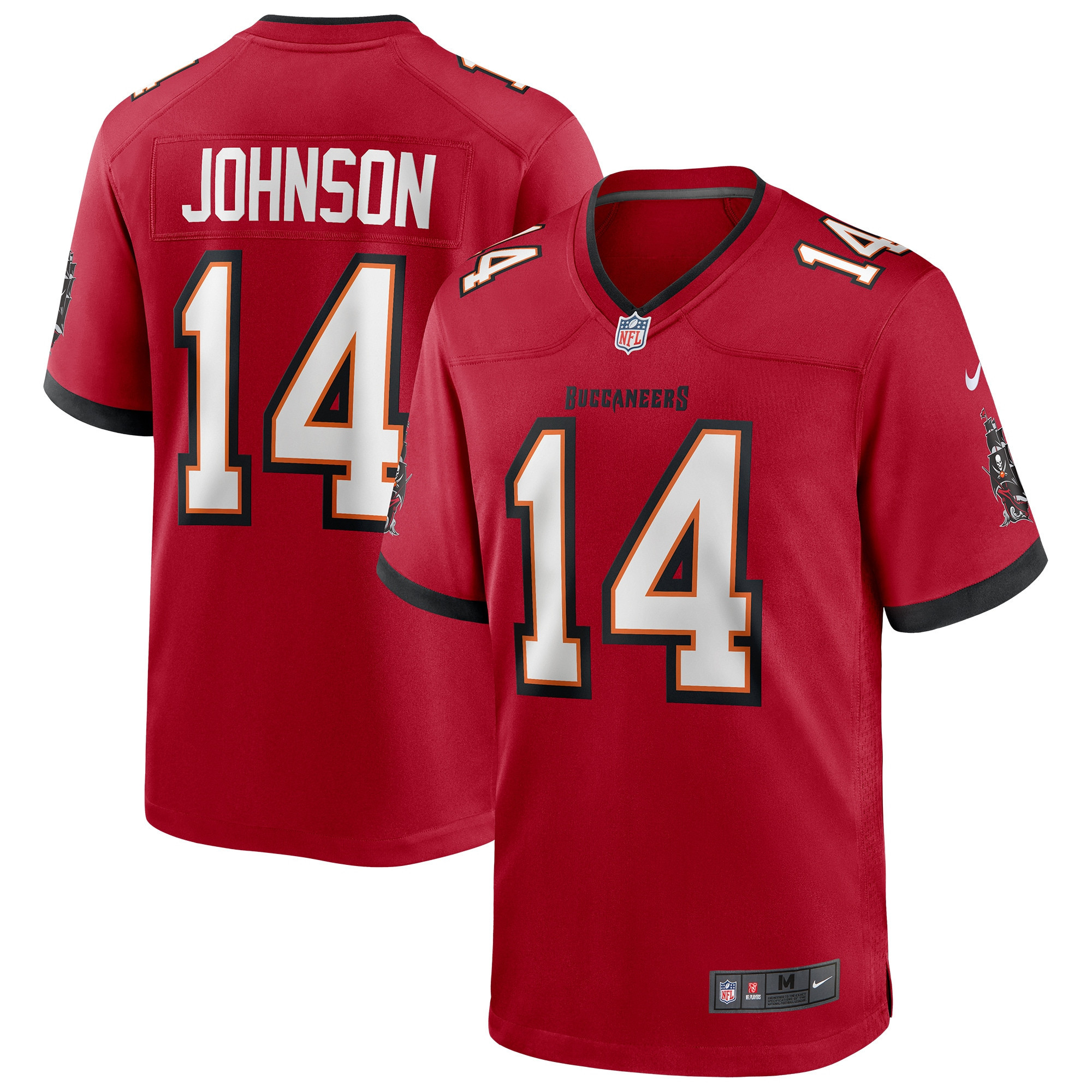 Brad Johnson Tampa Bay Buccaneers Game Retired Player Jersey – Red NFL