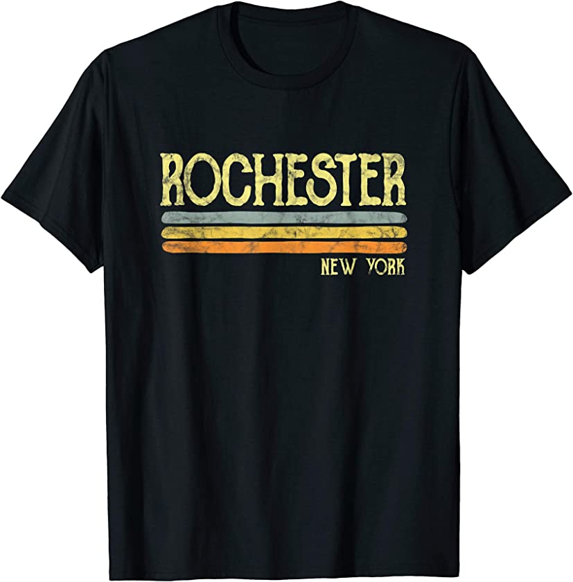 Vintage Rochester New York Ny T-shirt Love Gift Souvenir